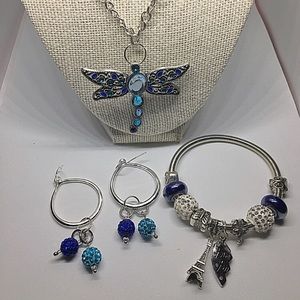 Charm sets... necklace, bracelets, earrings